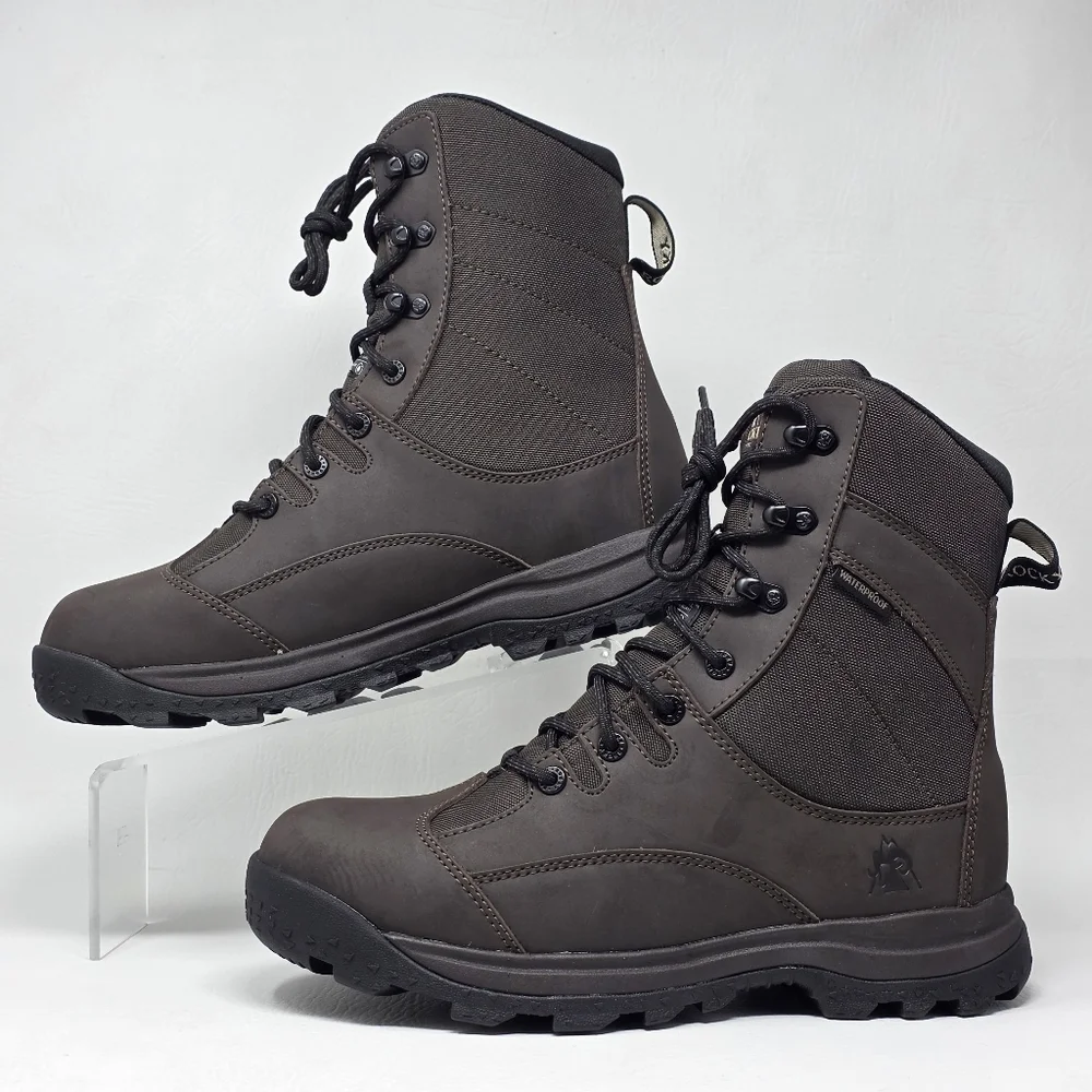 Rocky Wildcat Men’s Waterproof Hunting Boots Size 9M Brown 400G Insulated New